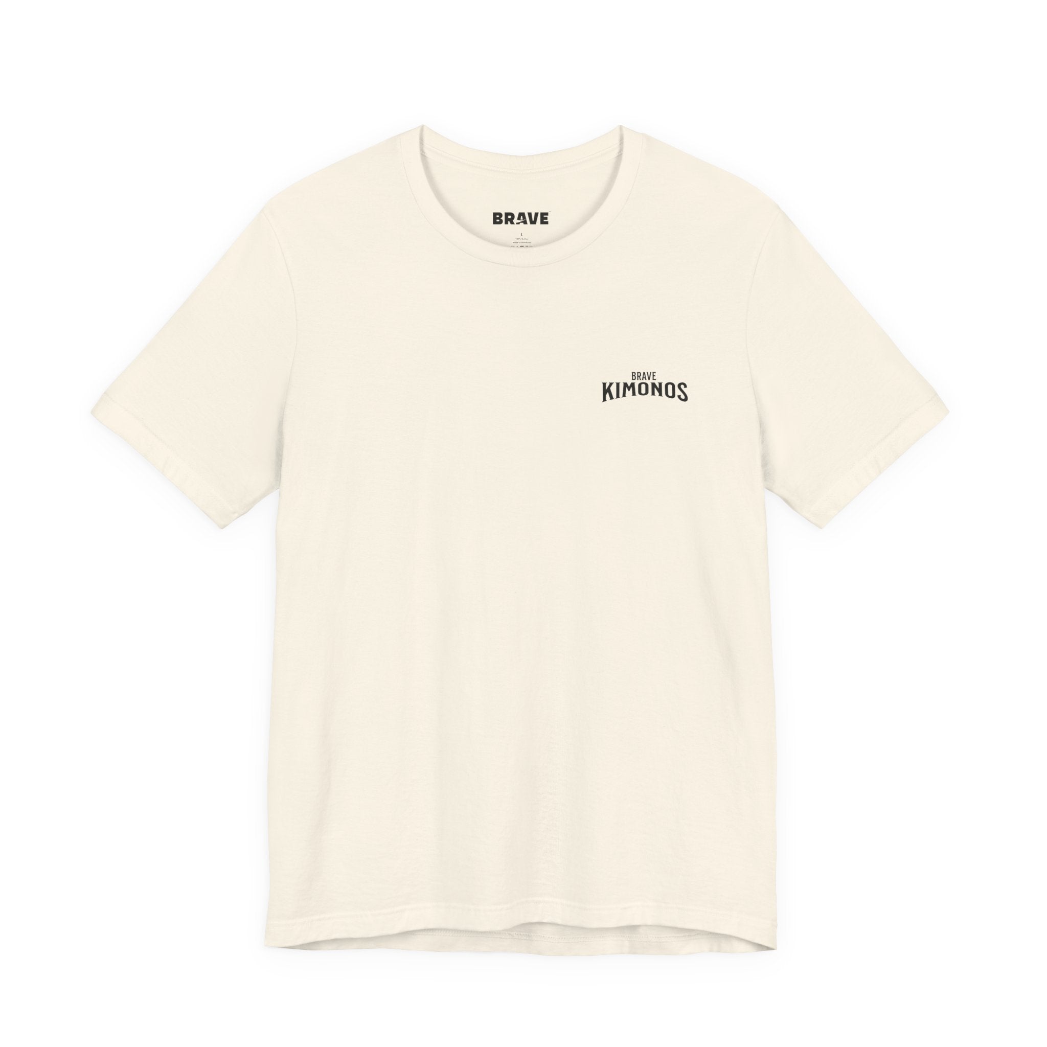 Skull Graphic Tee — Brave Kimonos Back Print Casual T-Shirt