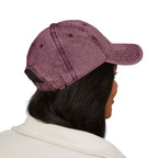 Brave Embroidered Vintage Dad Hat — Washed Black