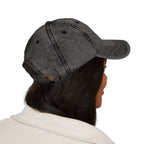 Brave Embroidered Vintage Dad Hat — Washed Black
