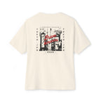 Tokyo Graphic Tee — "Brave Spirit" Oversized Boxy Shirt