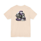 Skull & Purple Snake Graphic Tee — Vintage Gothic Skull T-Shirt