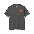 Graphic Tee — Retro Orange ‘Kimonos’ Logo Heavyweight Cotton Shirt