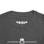 Toddler Tee — 'Brave' Crown Logo Kids Shirt