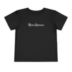 Toddler Tee — Angel Wings Graphic "Brave Rumors" Gothic Design