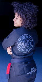 Brave Be Water Gi - Black on Black