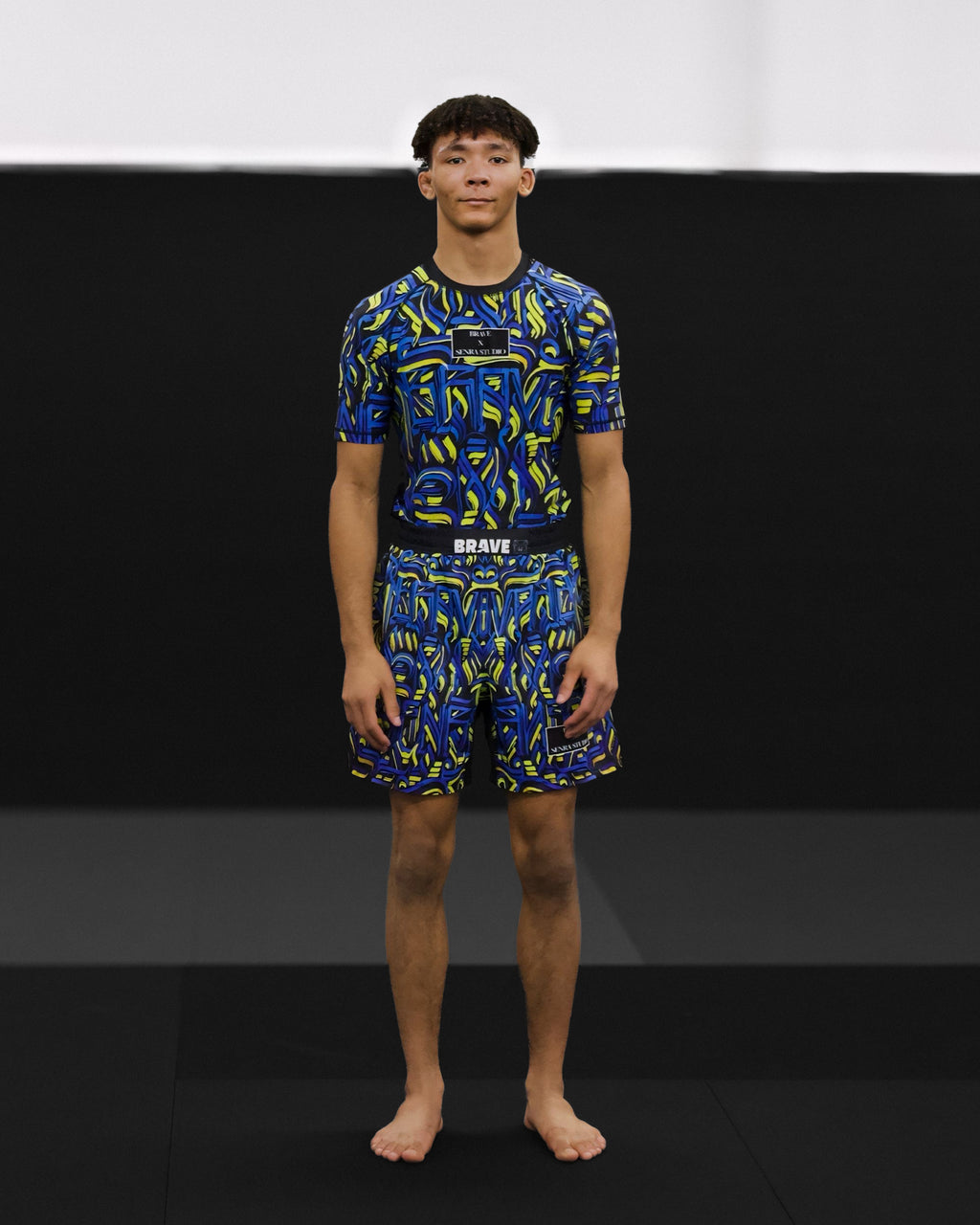 BRAVE X SENRA STUDIO RASHGUARD ADULT